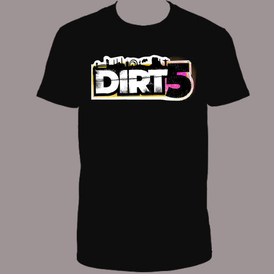 Custom Dirt5 Black T-Shirt – 100% Cotton, Premium Quality