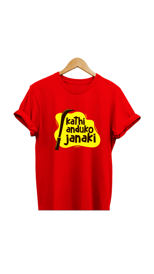 Custom Kathi Andhuko Printed T-Shirt – 100% Cotton Tee