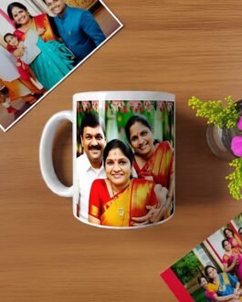 Personalized South Indian Family Photo Mug